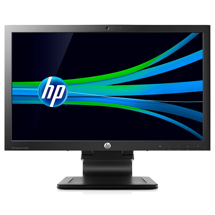 Monitor HP LA2206XC 21 5  FullHD VGA DVI DP USB Webcam Black   Grado C