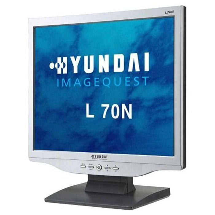 Monitor Hyundai L70N 17" HD Argento Nero - Performance e Stile Grado B