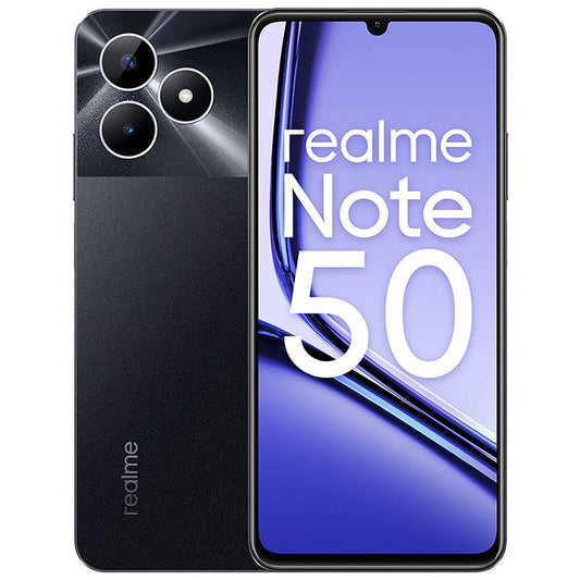 Realme Note 50 Dual Sim 6 74  4GB Ram 128GB Rom Midnight Black   Nuovo