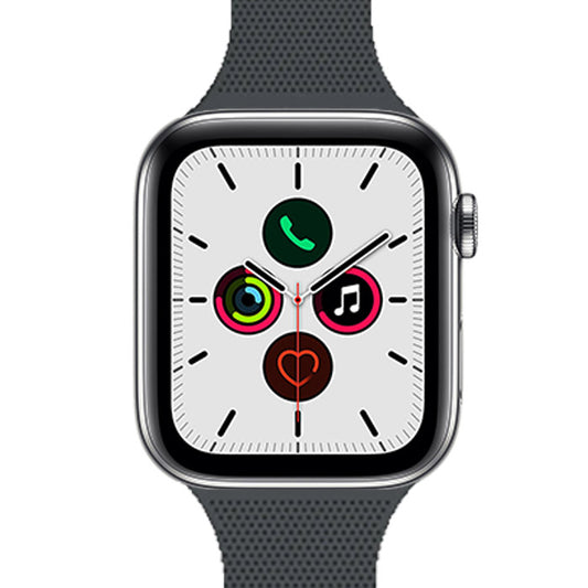 Apple Watch 5°Serie 40MM GPS 32GB   Cassa in alluminio Silver   Cinturino Compatibile   Grado C