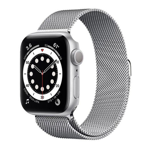 Apple Watch Serie 6 GPS 44MM 32GB Argento con Cinturino Intercambiabile - Usato Selezionato - IVA Compresa