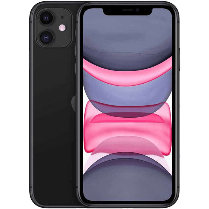 Apple iPhone 11 Ricondizionato 64GB Black   Grado C   Incluso caricatore e cavo USB    Possibili macchie e o segni su display