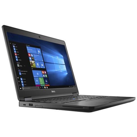 Notebook Dell 5480 14" FullHD Touch, Intel Core i5, 8GB RAM, 120GB SSD, Win 10 Pro, Grado A, Webcam, Tastiera Italiana con Adesivi