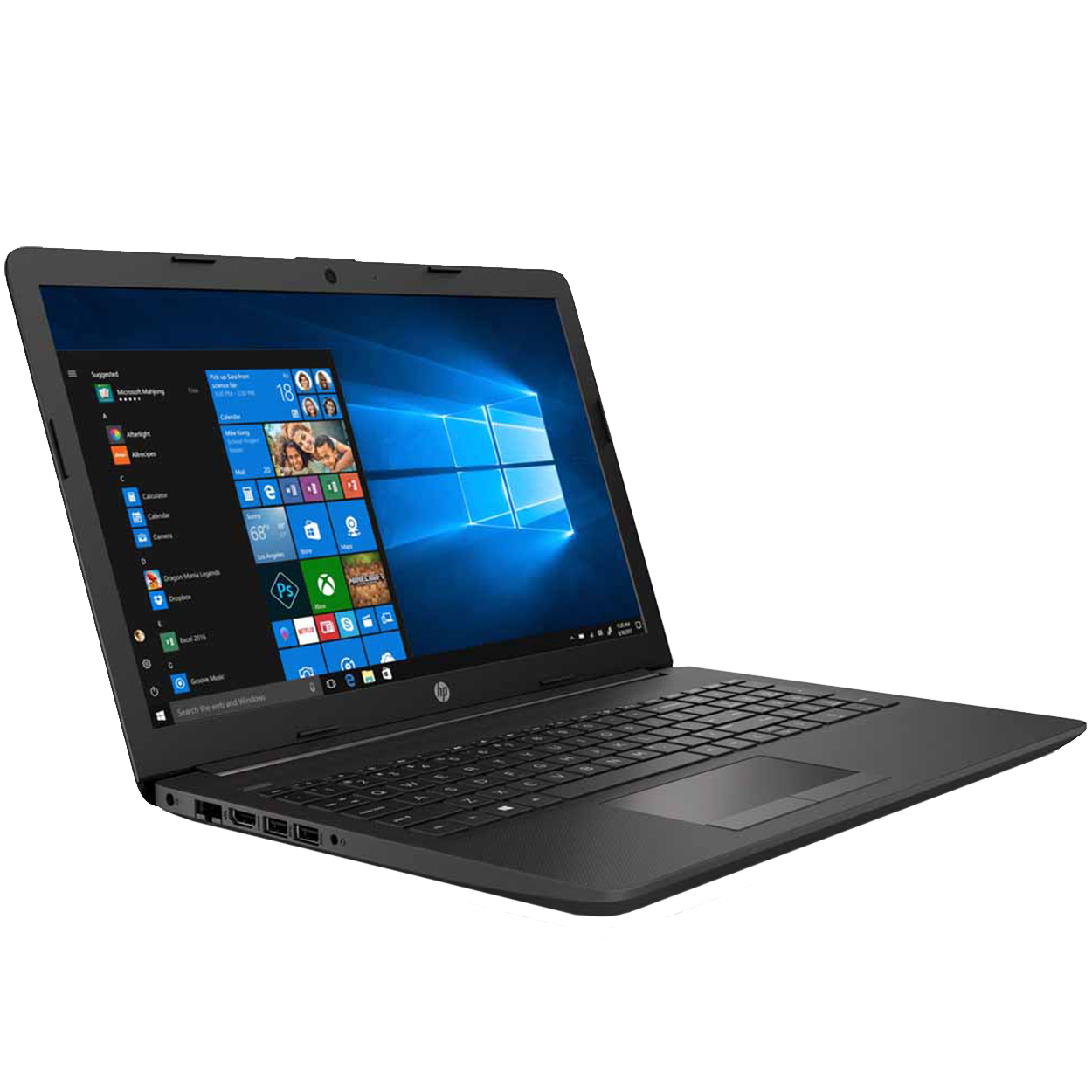 Notebook HP 250 G7 15 6 quot  Intel Celeron N4020 1 10GHz 4GB Ram 256GB SSD DVDRW Win 10 Pro Educational   Nuovo   Webcam