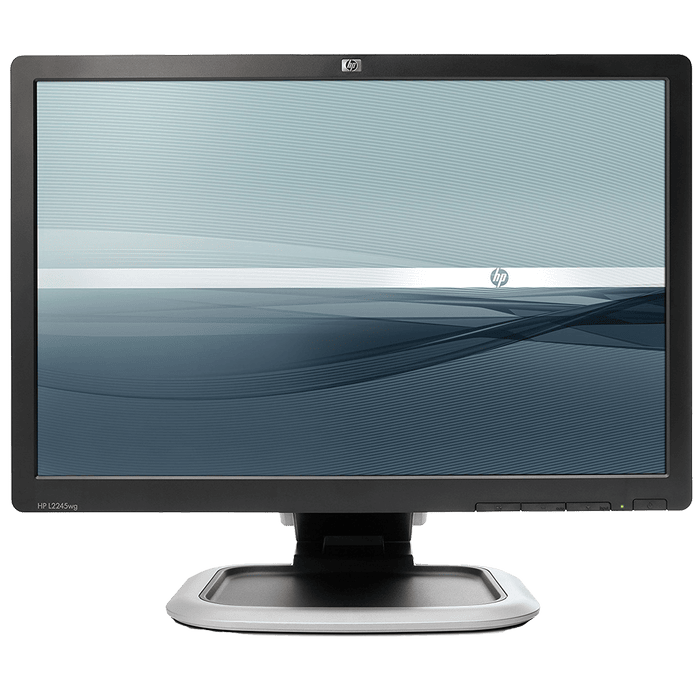 Monitor HP L2245WG 22  HD VGA DVI USB Nero   Grado B   Incluso cavo VGA e di alimentazione