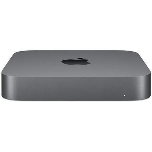 Apple Mac Mini Desktop con Intel Core i7 8700B 3,20 GHz, 8GB RAM, 256GB SSD, Grigio Siderale, Sonoma, Fine 2018, Grado A