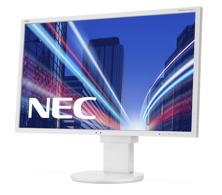 Monitor NEC EA223WM 22  VGA DVI DisplayPort USB Bianco   Grado A