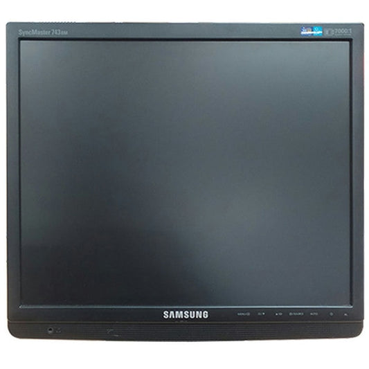 Monitor Samsung 743BM 17" - Risoluzione 1280x1024, Compatibilità VGA e DVI, Nero, Grado B - Ideale per l'Ufficio