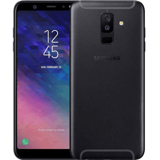 Smartphone Samsung Galaxy A6 Plus 2018 6  3GB Ram 32GB Black SM A605FN   Grado C