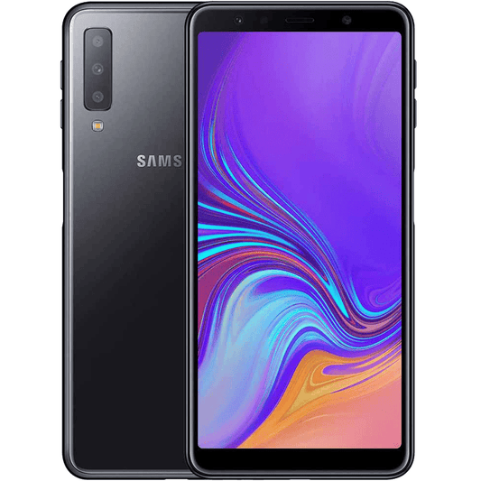 Samsung Galaxy A7 - Display da 6", 4GB RAM, 64GB Memoria Interna, Colore Nero, Qualità Premium