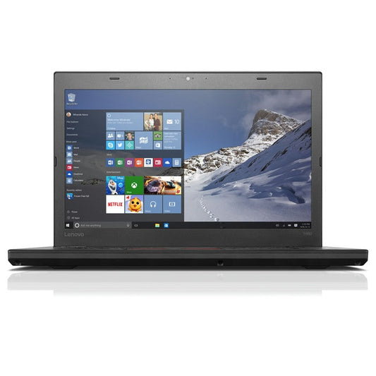 Lenovo T460: Notebook Touch FullHD 14" con Intel Core i5, 8GB RAM, SSD 240GB, Windows 11 Pro, Webcam e Tastiera Italiana - Condizione Usato Grado B